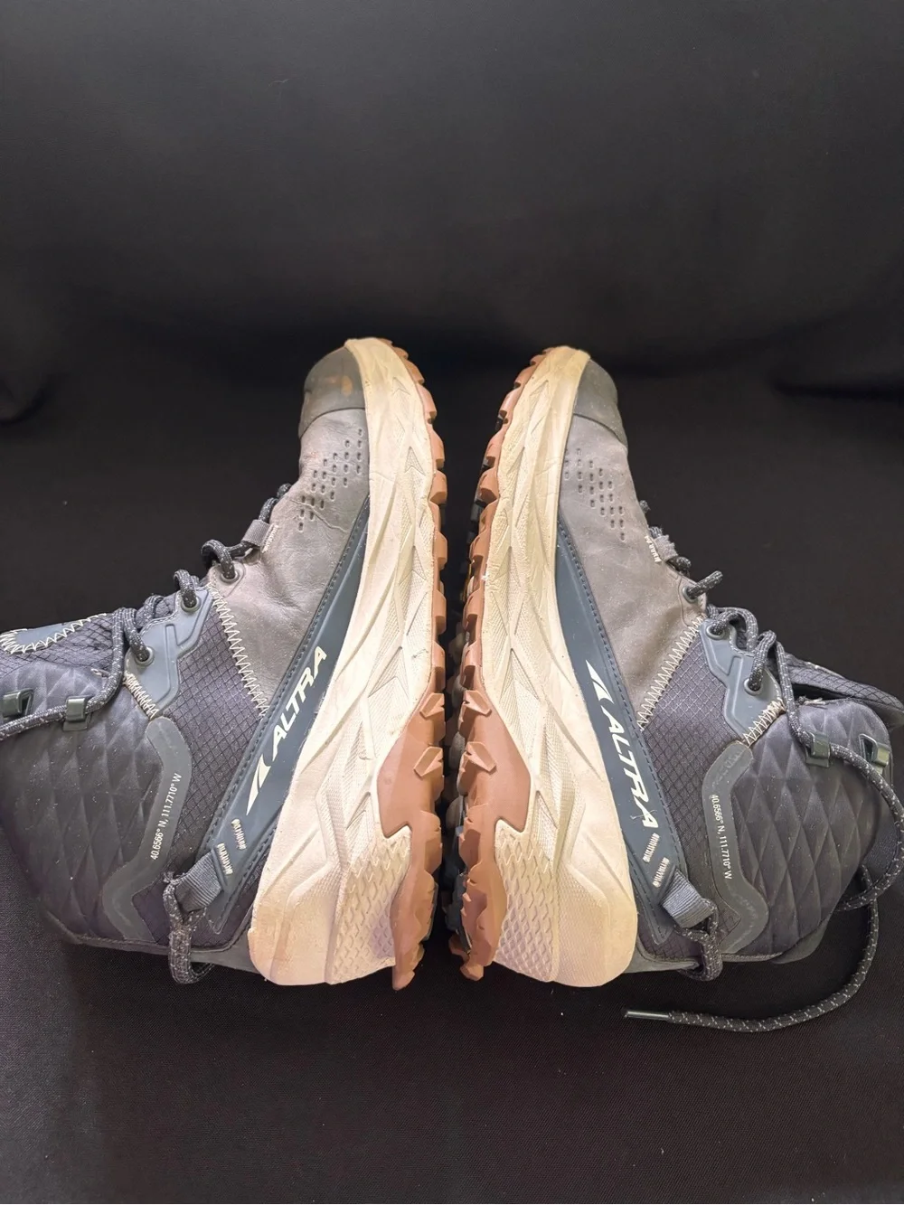 Altra Trail Running Shoes in Gray and Tan